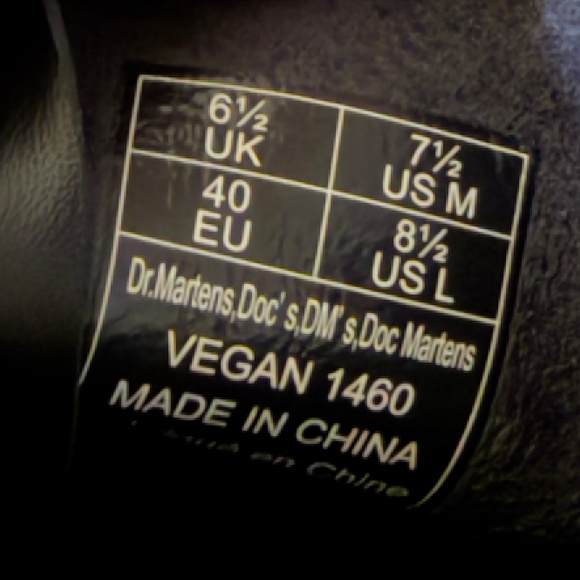 Vegan Doc Martens - Picture 2 of 3
